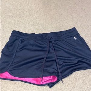 gray athletic shorts